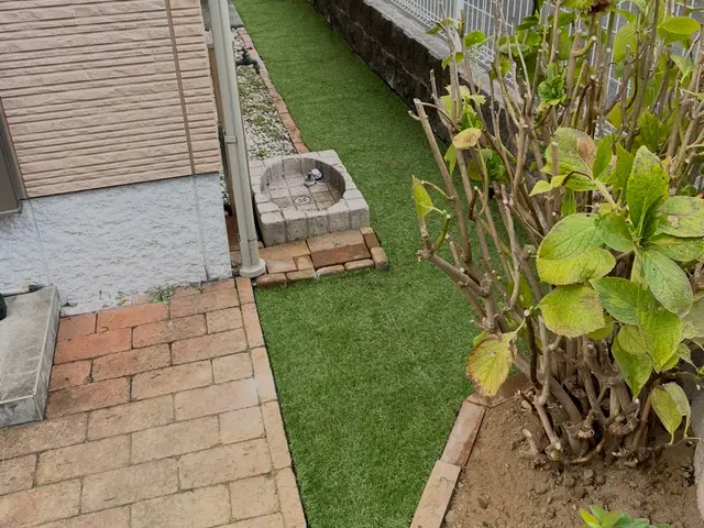 お庭の芝張りサービスの画像