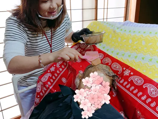 NPO認定訪問美容師☆介護資格有☆施設、在宅多数カット、カラー、パーマ他サービスの画像