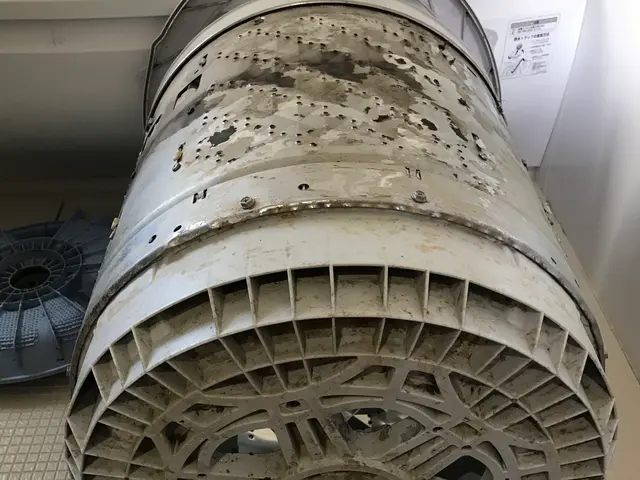 洗濯機の完全分解清掃はお任せ下さい！サービスの画像