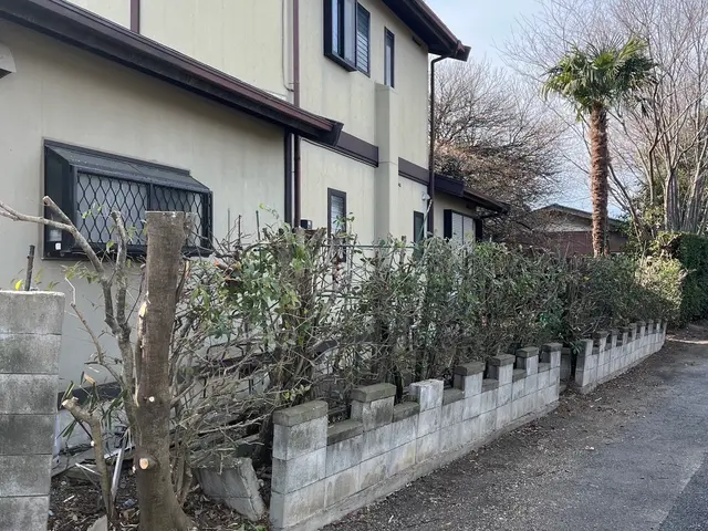 植え込み、生垣の剪定サービスの画像