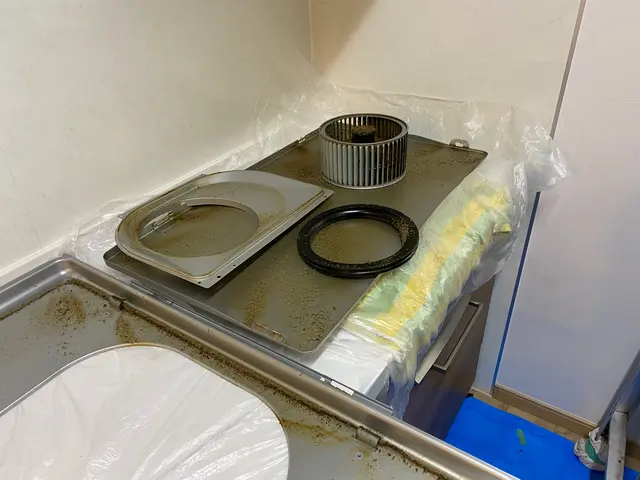 ガンコな汚れもお任せください！10年放ったらかしの換気扇遠慮なくご相談下さい！サービスの画像