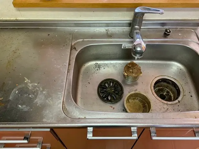 頑固な油汚れもピカピカに☆before→afterお見せします！！サービスの画像