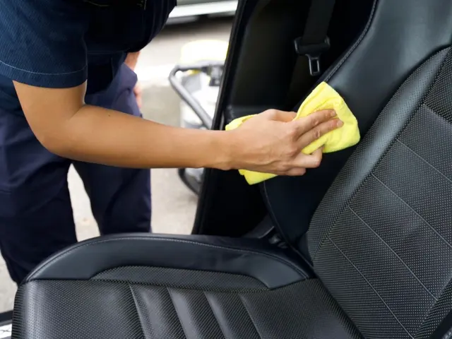 ☆レザーシート車洗浄☆全てのレザー素材に対応！嘔吐や消臭もお任せください！サービスの画像