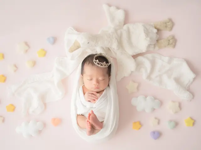 パステル可愛いニューボーンフォト