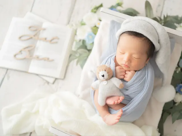 パステル可愛いニューボーンフォト