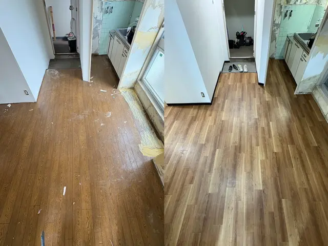 クッションフロア重ね張り(※材料別途ご用意願います)サービスの画像