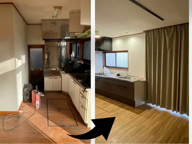 フロアタイル張替え・重ね張り施工｜床リフォームお任せくださいサービスの画像