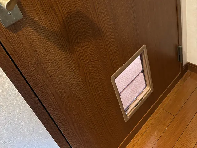 【完全自社施工！】愛するペットのために！ペットドア設置！サービスの画像