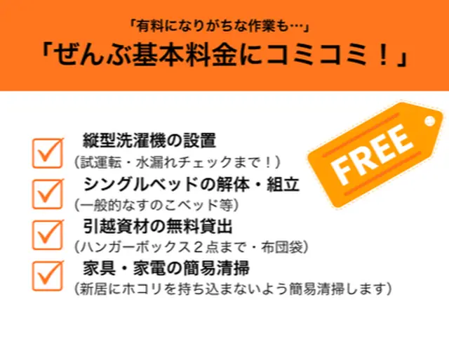 【女性・初めての引越しに】洗濯機設置も配線もコミコミ！丁寧・清潔・安心のお引越しサービスの画像