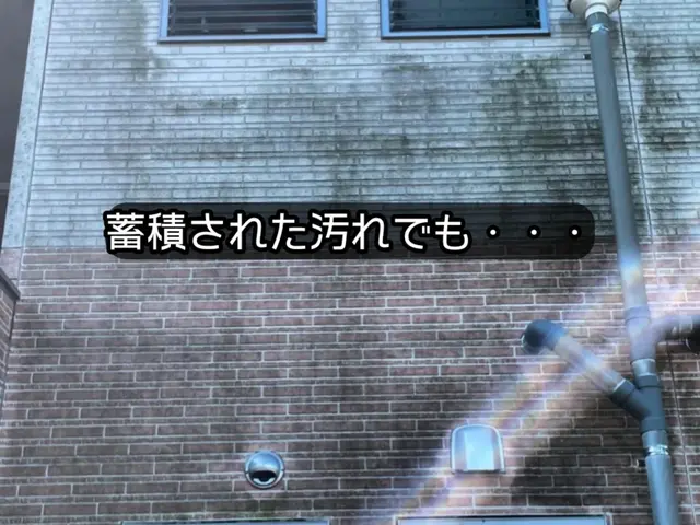 【外壁を傷めない植物由来洗剤】苔・黒ずみを解消！車などの移動不要◎サービスの画像