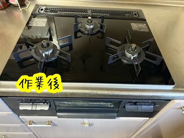 コンロのお取替します。処分含みます。サービスの画像