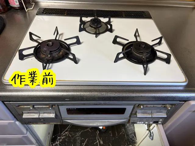 コンロのお取替します。処分含みます。サービスの画像