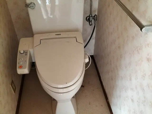 トイレ交換致します。壁、床材を貼り直します〔有料〕サービスの画像