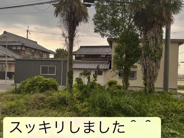 ◤伐採/抜根お任せください★◢伐採から廃棄まで一連やります！プロの施工で安心！！サービスの画像