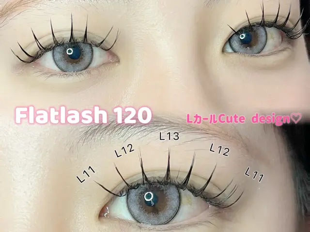 まつ毛エクステ(フラットラッシュ)サービスの画像