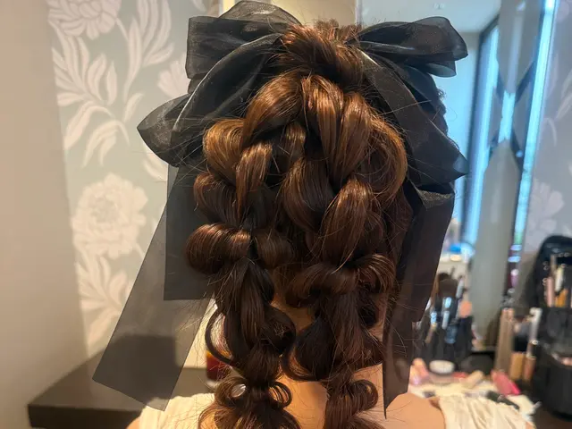ご満足いただけるように心を込めてヘアメイクいたします。着付けも可能です。サービスの画像