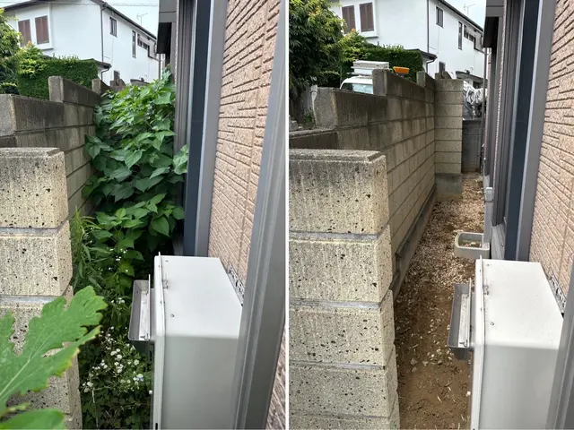 ◎地域密着店◎雑草放置はトラブルの元！空き家 空き地 畔道など何でもどうぞ！サービスの画像