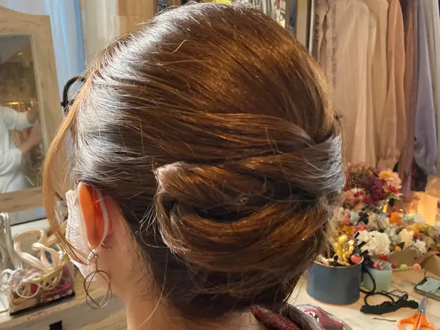 出張着付け＆簡単ヘアセット(振袖、留袖、訪問着、袴、七五三)インボイス対応