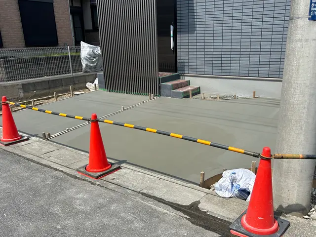 駐車場の土間コンクリート施工サービスの画像