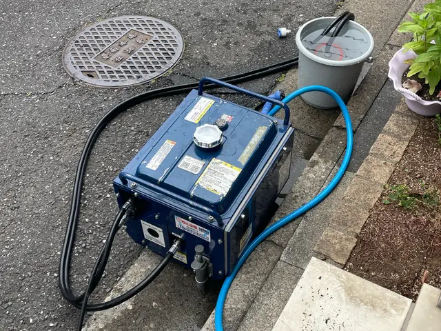 追加料金なしで室内⇄室外から洗浄。詰まりにも対応！サービスの画像