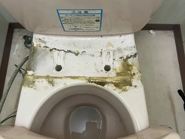 臭いの元は汚れにあり！見えないところまで本格トイレ洗浄！サービスの画像