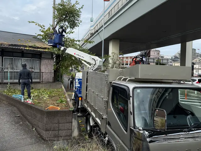 個人宅むけお庭や駐車場、空き地の雑草、草刈り・草むしり・伐採作業でさっぱり綺麗にサービスの画像