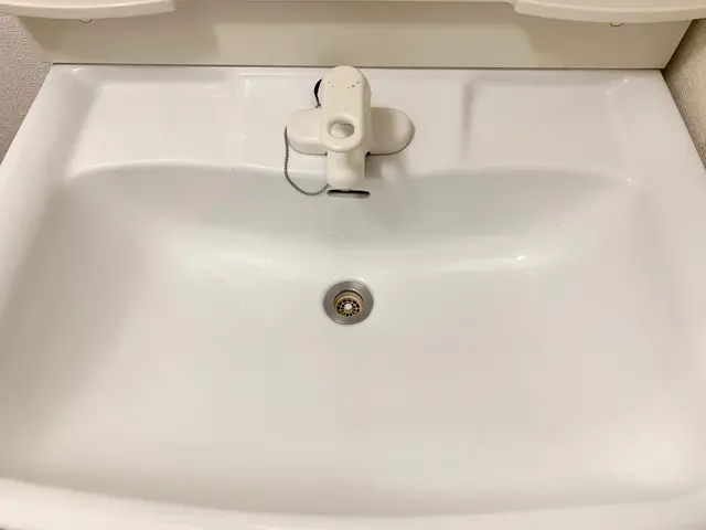 洗面台をプロの技術とプロ仕様の薬剤で丁寧にピカピカに掃除致します！サービスの画像