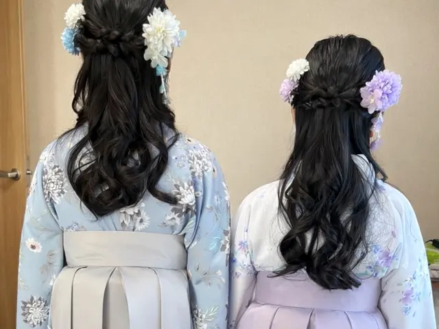 卒業式に☆袴着付け承ります