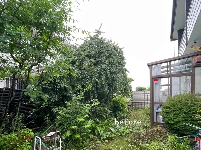 植木屋・彩ガーデンの福田と申します！お庭まわりの事なら何でもご相談下さい。サービスの画像