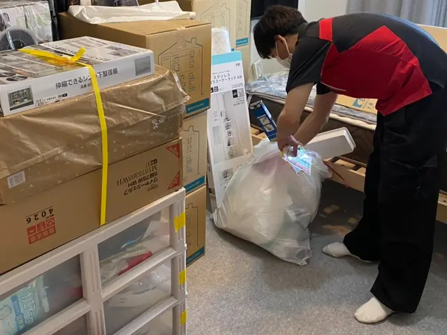 吉兆が舞い込むと話題・縁起引越大吉便のうれしい荷造り、荷解き・片付けサポートサービスの画像