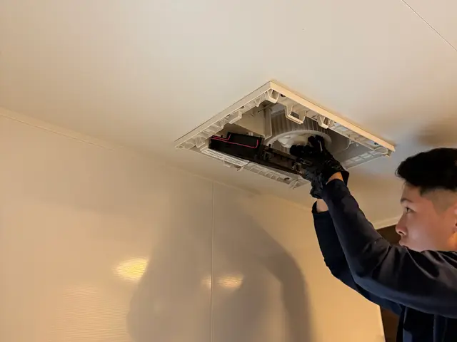 年末前に大掃除を！！ 繁忙期前に3000引きサービス中！ 多機能換気扇も可能☆サービスの画像