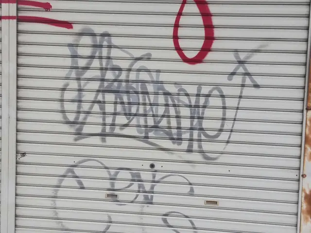 壁面　シャッターの落書き除去します！サービスの画像