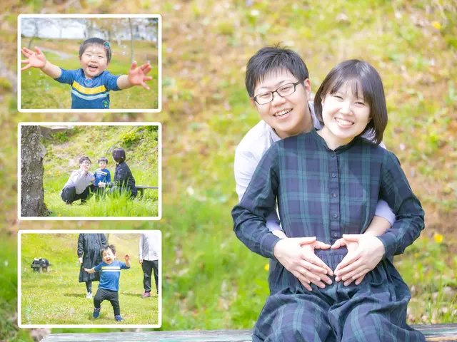 笑顔溢れるファミリー写真