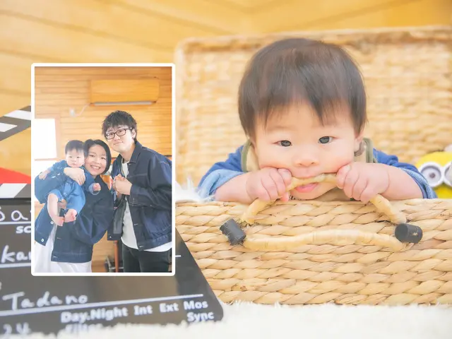 笑顔溢れるファミリー写真