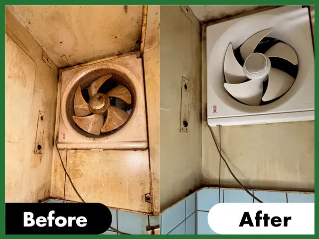 【出張費無し】専用洗剤でギトギト油をしっかり除去致します！機能性もUPします★サービスの画像