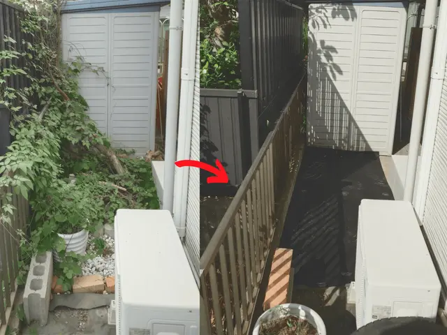 今だけ限定価格！雑草対策は防草シート一択！庭の管理が驚くほど楽になります！サービスの画像