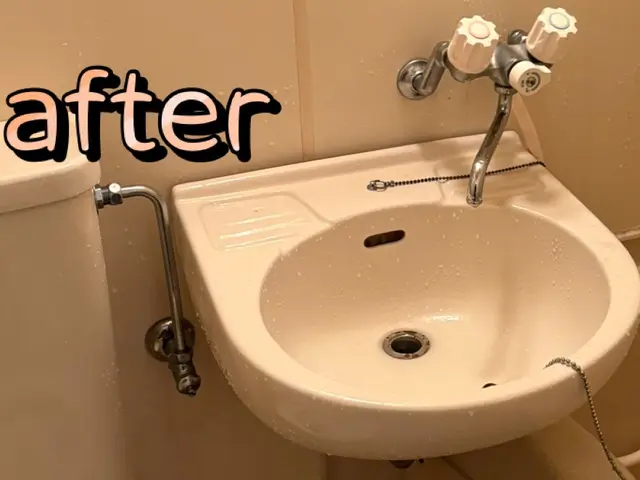 洗面所クリーニング！丁寧に仕上げます！サービスの画像