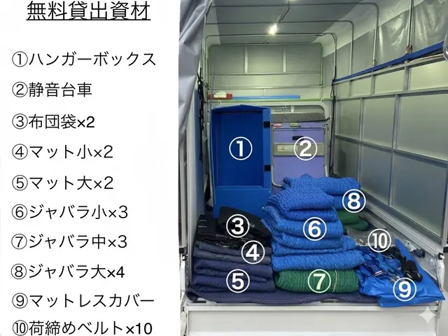 【新車・完全禁煙】《清潔感》★現場リーダー歴4年で安心★【不用品回収も対応◎】サービスの画像