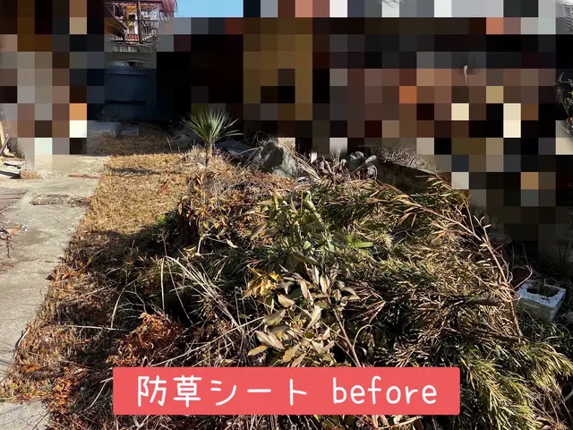 防草シート 1平米〜広範囲にわたって対応可能です！サービスの画像