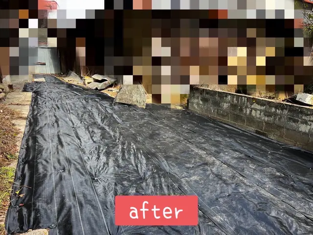 防草シート 1平米〜広範囲にわたって対応可能です！サービスの画像