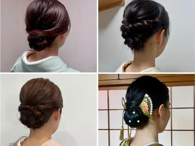 着崩れない快適な着付け、大切なハレの日にお着物を！簡単ヘアセット付き