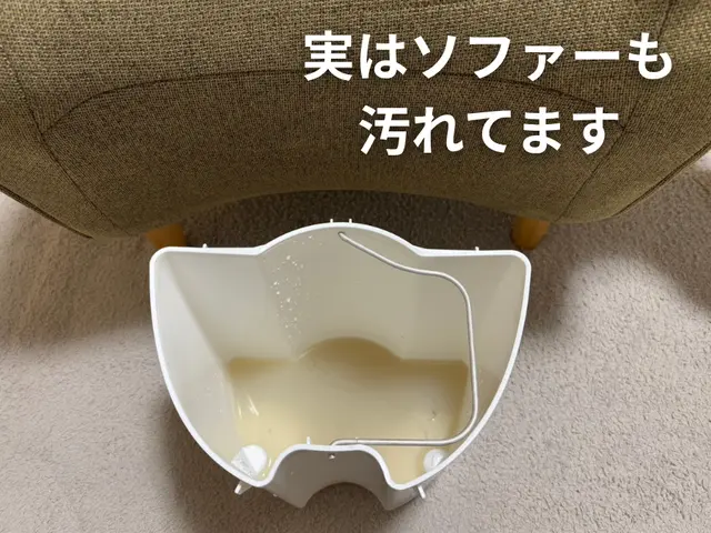 【自然派洗剤】ソファーを丸洗い♪子どもやペットにも優しく、くつろげる場所に復活サービスの画像