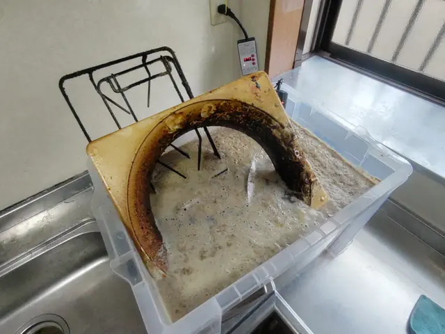 【大好評】蓄積した汚れ丁寧に隅々まできれいに仕上げます!フッ素コート付き♪サービスの画像