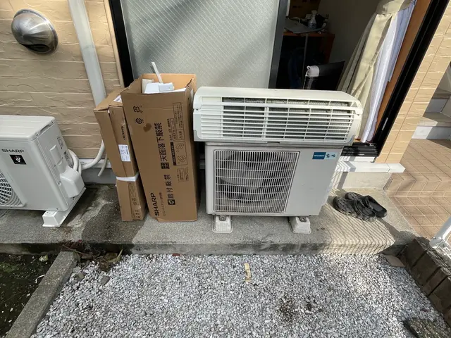使わなくなったエアコン取外し　回収無料サービスの画像