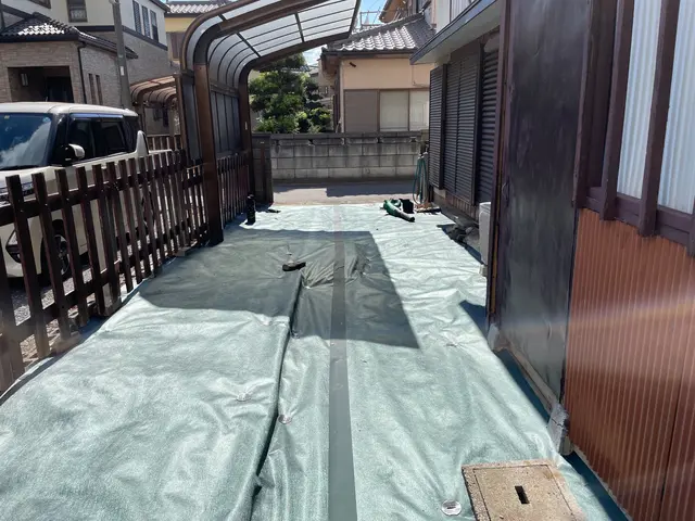 【防草シート】100%自社対応◎営業時間外・対応地域外もご相談ください。サービスの画像