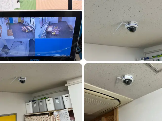 【駐車代込み】【電気工事士】一般家庭向け防犯カメラ設置 ※電源工事込で安心ですサービスの画像