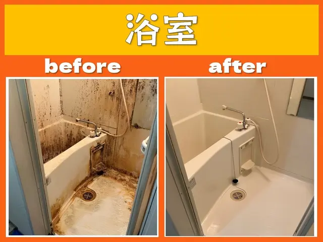 お引越し前後の空室清掃（ご入居前やご退去後の空き室を清掃いたします）サービスの画像