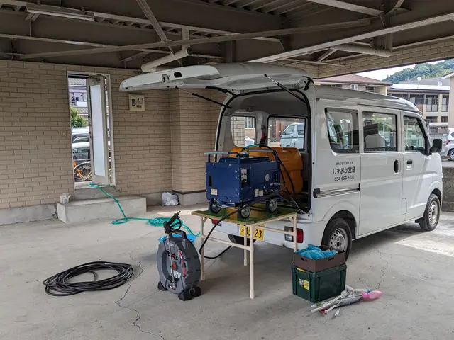 集合住宅の排水管洗浄サービスの画像