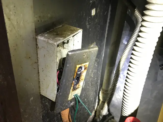 壊れたスイッチ　割れたコンセント　新しい物に交換　配線は既存使用　部品代別途サービスの画像