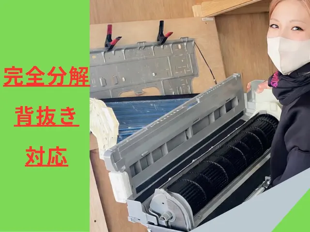 必ず女性店長訪問で安心☆完全分解背抜き対応☆3種の洗剤で徹底洗浄！損害保険加入済サービスの画像